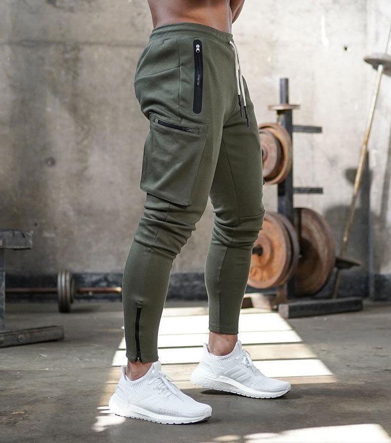 Men's Knit Jogger Pants | Zip Pockets & Ankle Zippers