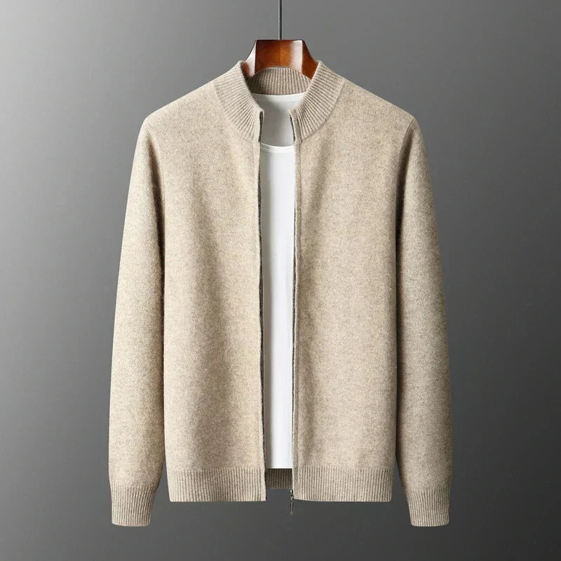Men's Knit Sweater | Full Zip & Mock Neck