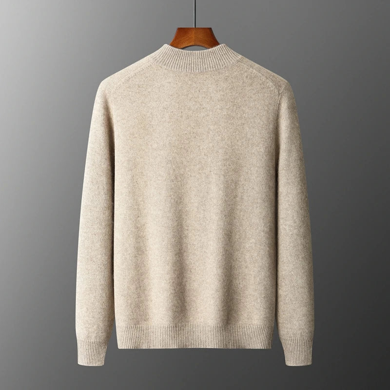 Men's Knit Sweater | Full Zip & Mock Neck