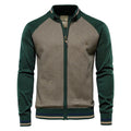 Men's Knit Sweater | Full-Zip Front & Stand Collar