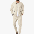 Men's Knit Tracksuit | Zip Jacket & Drawstring Pants