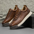 Men's Low-Top Faux Sneakers | Lace-Up Front & Pull Tab