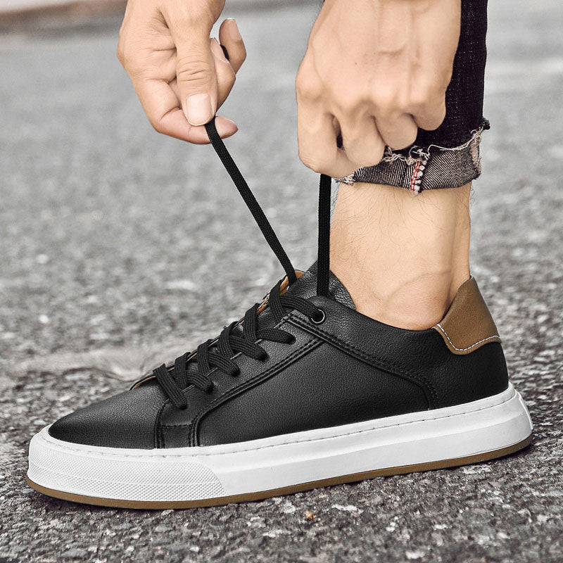 Men's Low-Top Sneakers | Lace-Up Front & Rubber Sole
