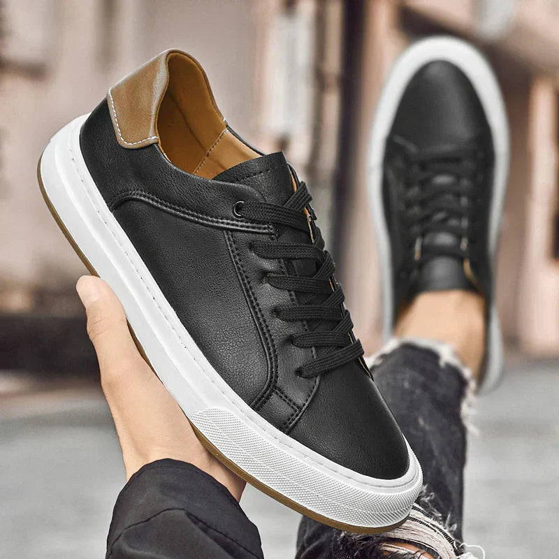 Men's Low-Top Sneakers | Lace-Up Front & Rubber Sole
