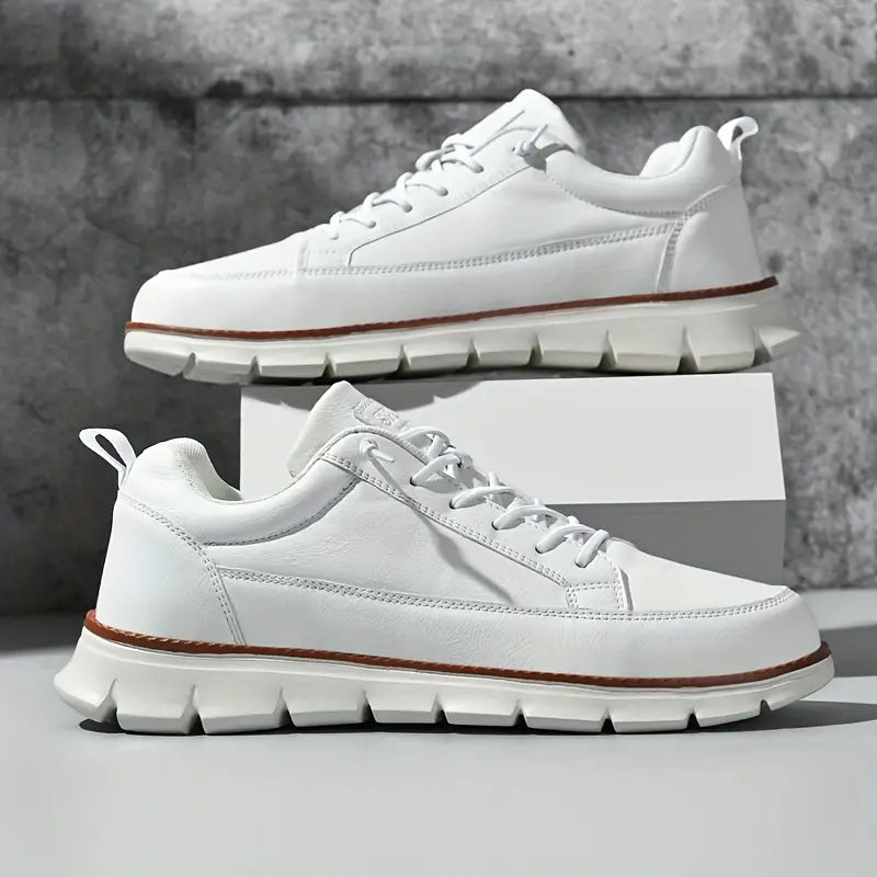 Men's Low-Top Sneakers | Side Zipper & Lug Sole