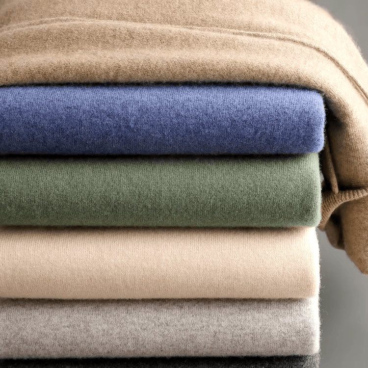 Men's Merino Knit Hoodie | Drawstrings & Ribbed Trim