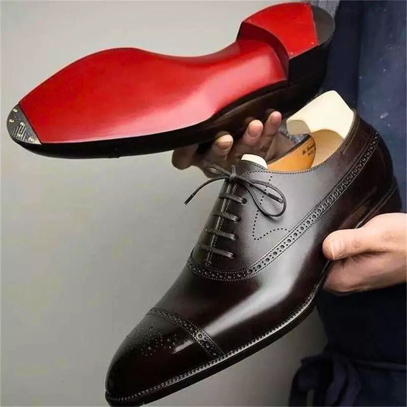 Men's Oxford Shoes | Lace-Up Closure & Cap Toe