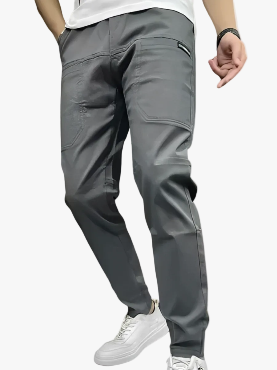 Men's Blend Cargo Pants | Zip Pocket & Tapered Leg