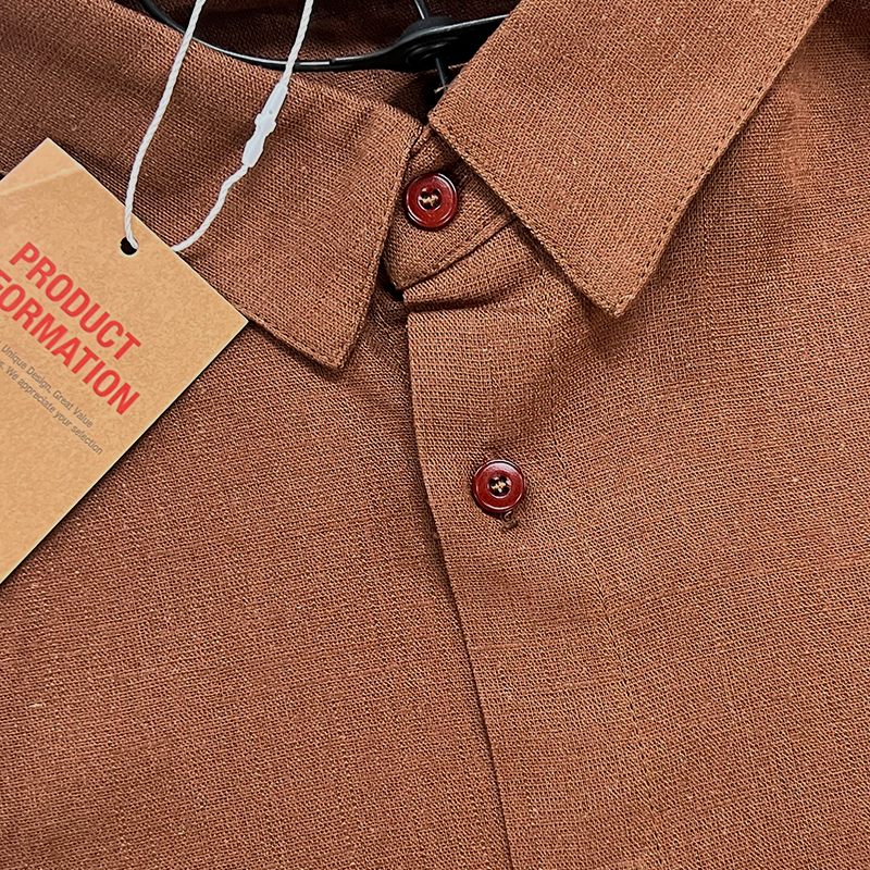 Men's Relaxed Long-Sleeve Shirt | Lapel Collar