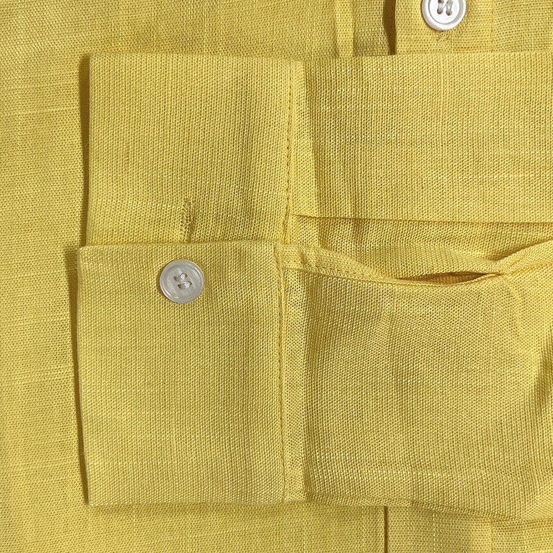 Men's Relaxed Long-Sleeve Shirt | Lapel Collar