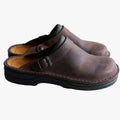 Men's Slip-On Faux Clogs | Buckle Strap & Stitched Sole