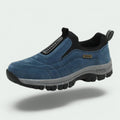 Men's Slip-On Suede Sneakers | Elastic Gores & Lug Outsole