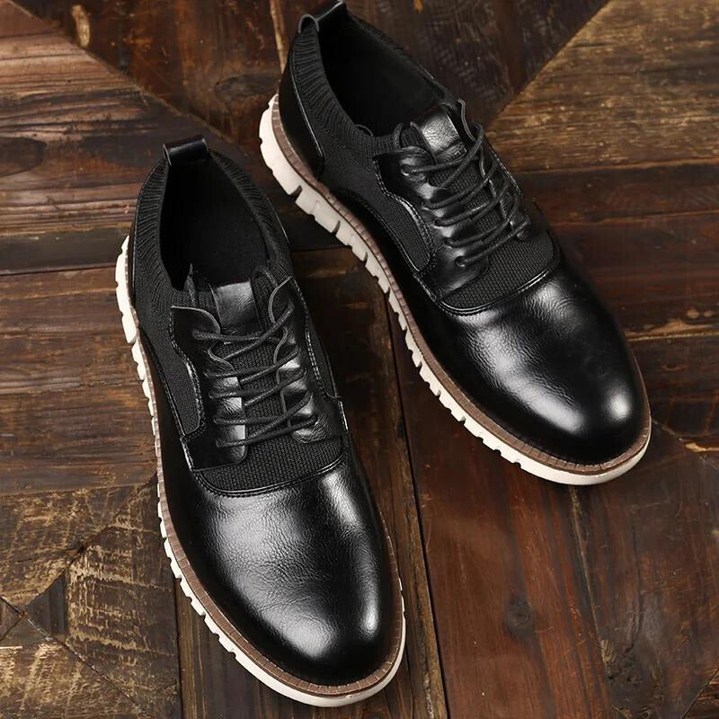 Men's Street Sneakers | Mesh Panels & Lug Sole