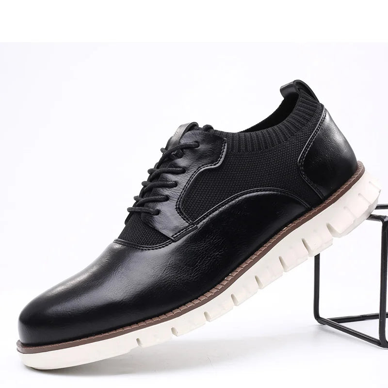 Men's Street Sneakers | Mesh Panels & Lug Sole