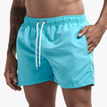 Men's Synthetic Swim Shorts | Drawstring Waist & Side Pockets
