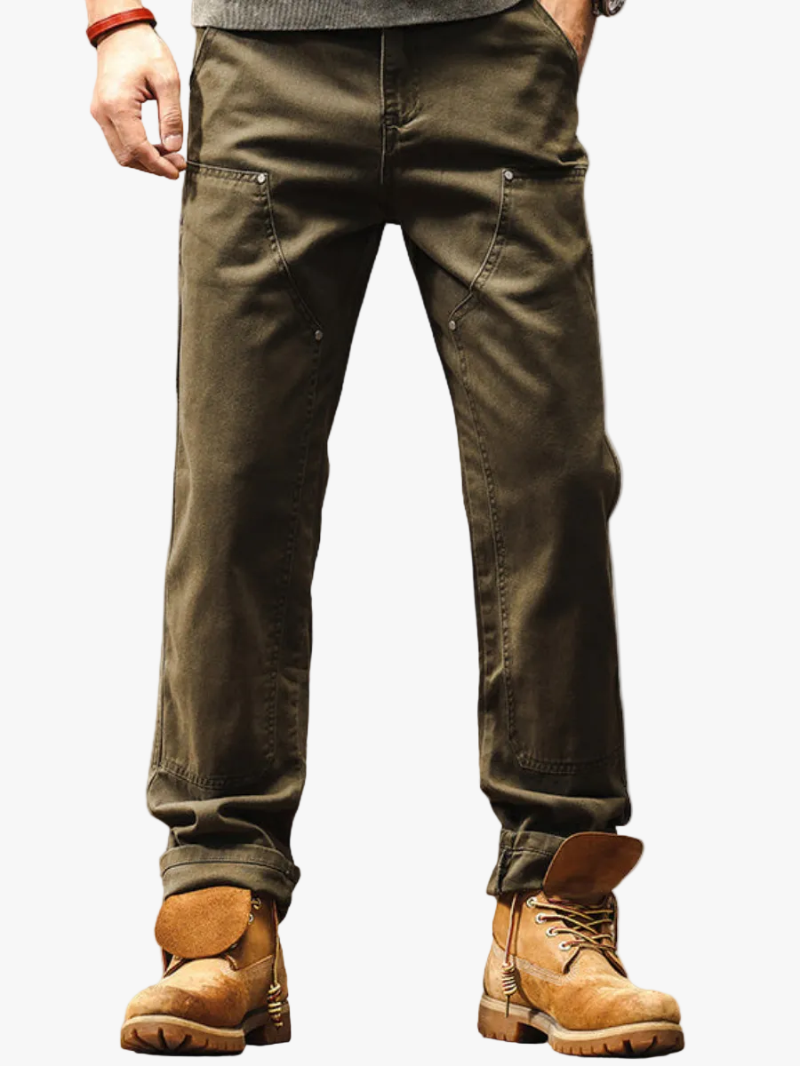 Men's Twill Utility Pants | Thigh Pocket & Rivets