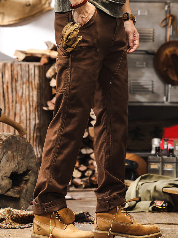 Men's Twill Utility Pants | Thigh Pocket & Rivets