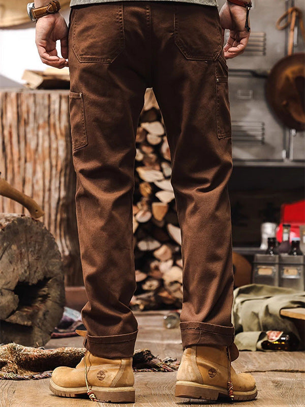 Men's Twill Utility Pants | Thigh Pocket & Rivets