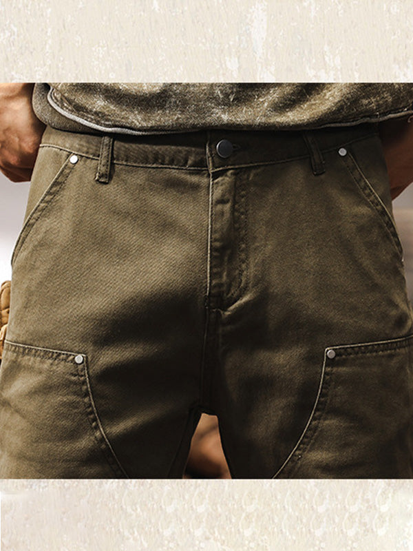 Men's Twill Utility Pants | Thigh Pocket & Rivets