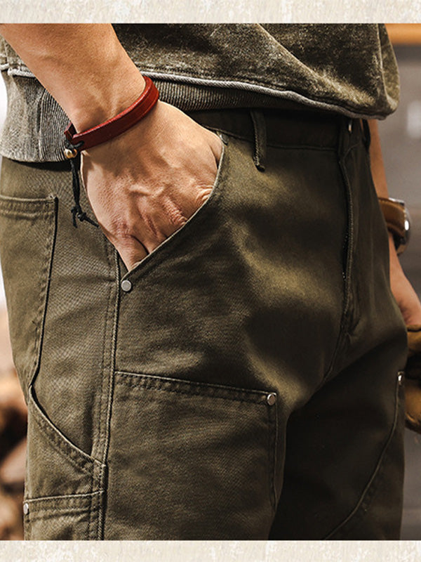 Men's Twill Utility Pants | Thigh Pocket & Rivets