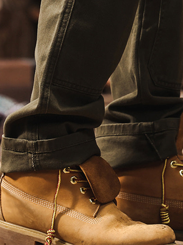 Men's Twill Utility Pants | Thigh Pocket & Rivets