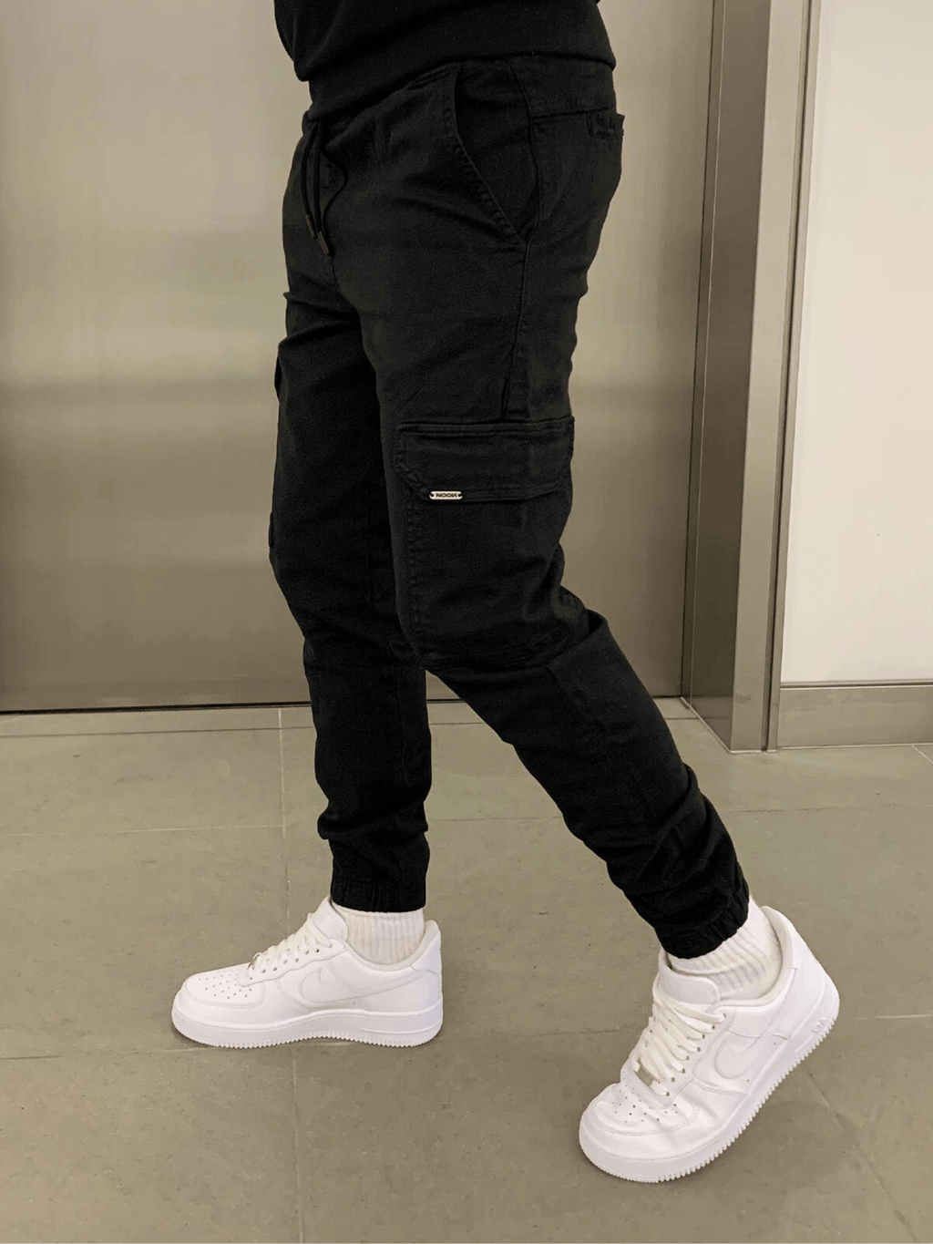 Men's Utility Twill Pants | Drawstring Waist & Cargo Pockets