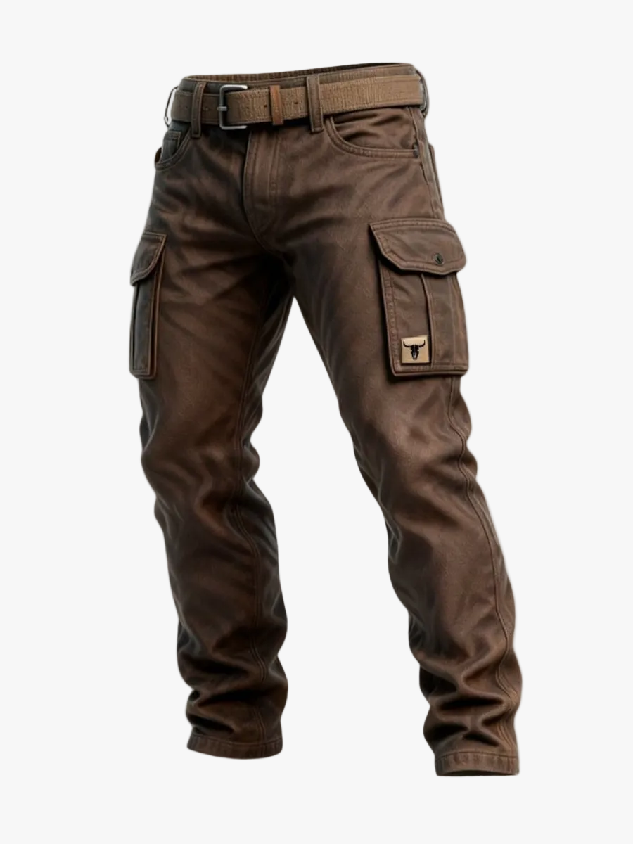 Men's Utility Cargo Pants | Belt & Flap Pockets