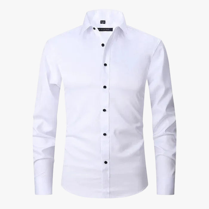 Men's Blend Shirt | Button Placket & Point Collar