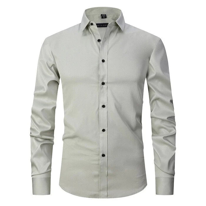 Men's Blend Shirt | Button Placket & Point Collar