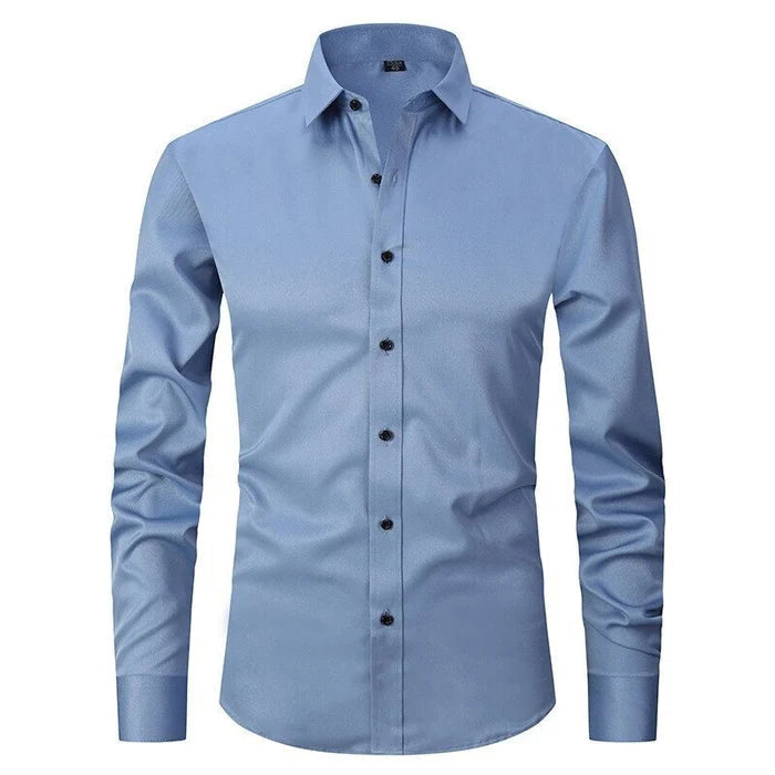 Men's Blend Shirt | Button Placket & Point Collar