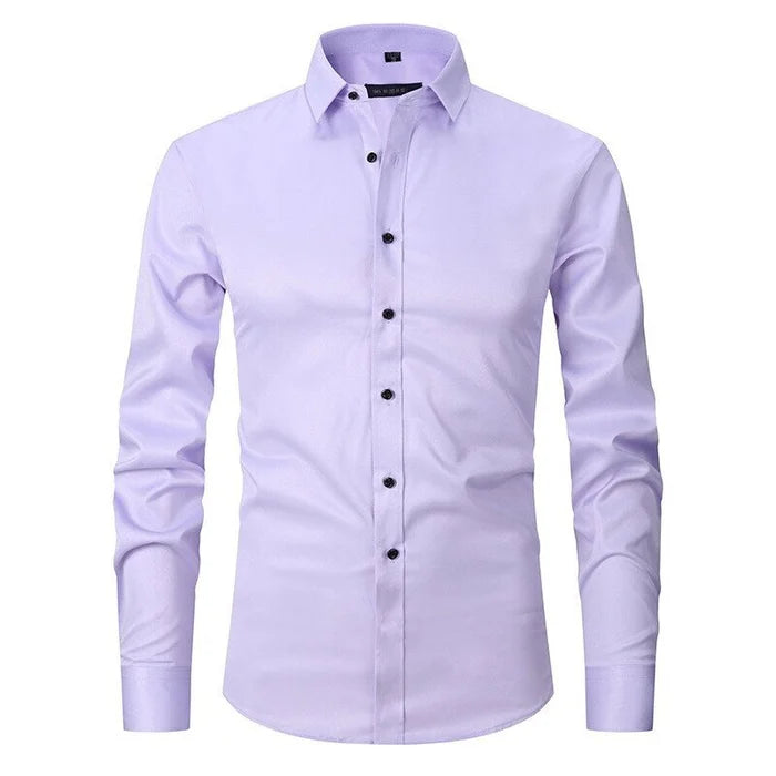 Men's Blend Shirt | Button Placket & Point Collar