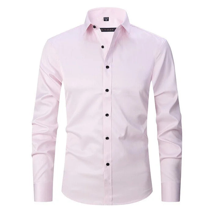 Men's Blend Shirt | Button Placket & Point Collar