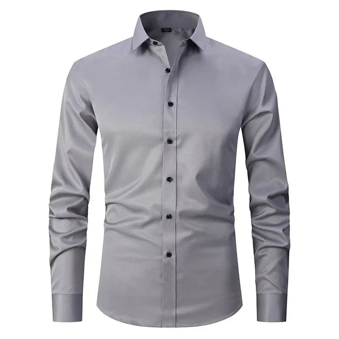 Men's Blend Shirt | Button Placket & Point Collar