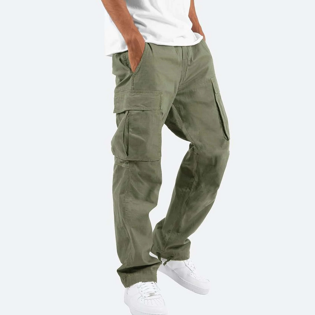 Men's Cargo Pants | Zip Fly & Thigh Pockets