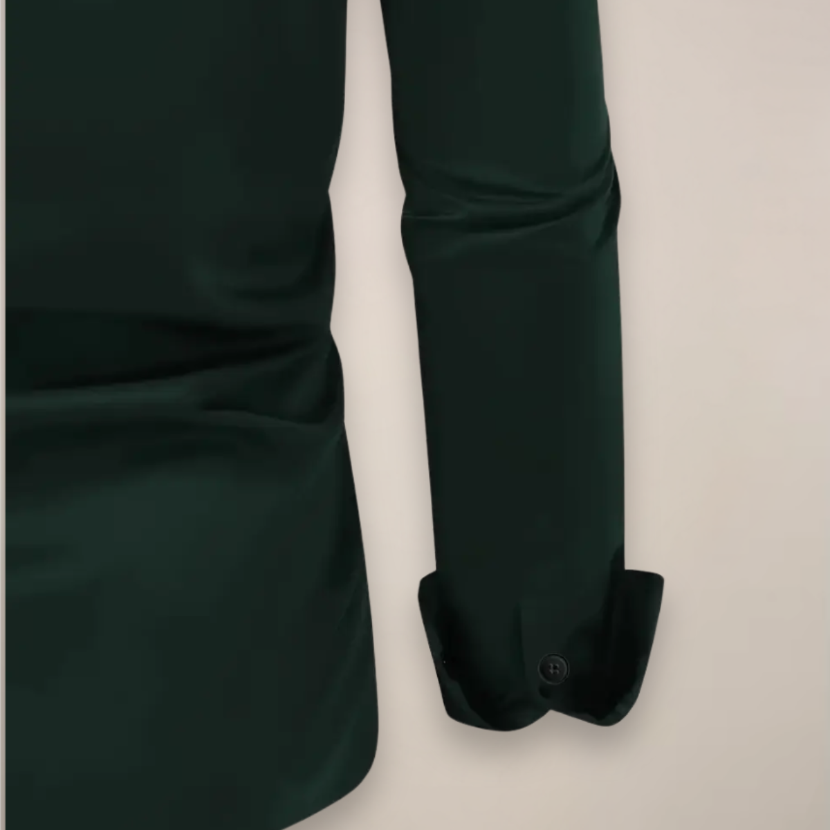 Men's Long Sleeve Shirt | Notched Collar & Button Cuffs