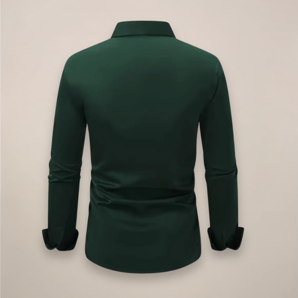 Men's Long Sleeve Shirt | Notched Collar & Button Cuffs