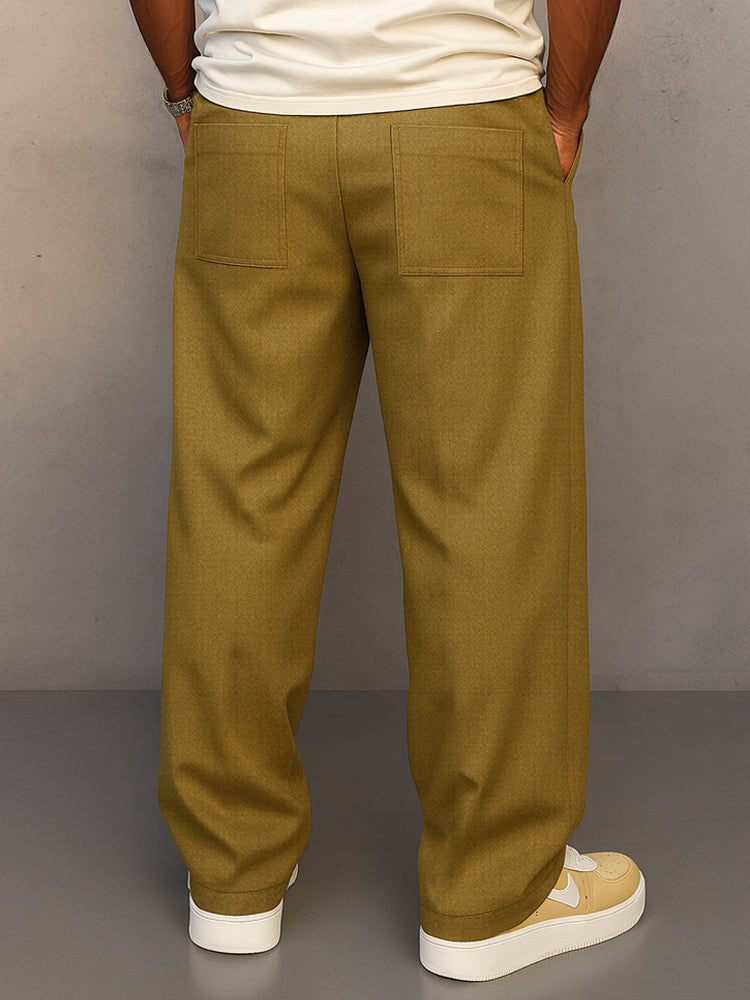 Men's Pants | Drawstring Waist & Straight Legs