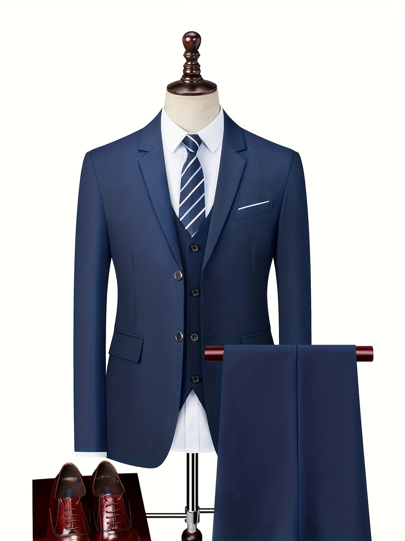Men's Suit Set | Notch Lapels & Two-Button Jacket