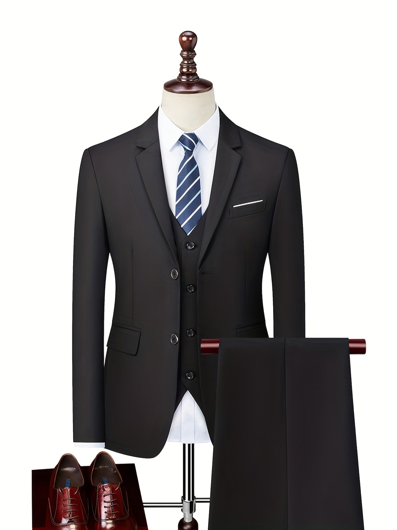 Men's Suit Set | Notch Lapels & Two-Button Jacket