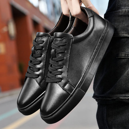 Adam | Men's Lace-Up Leather Derby Skate Shoes