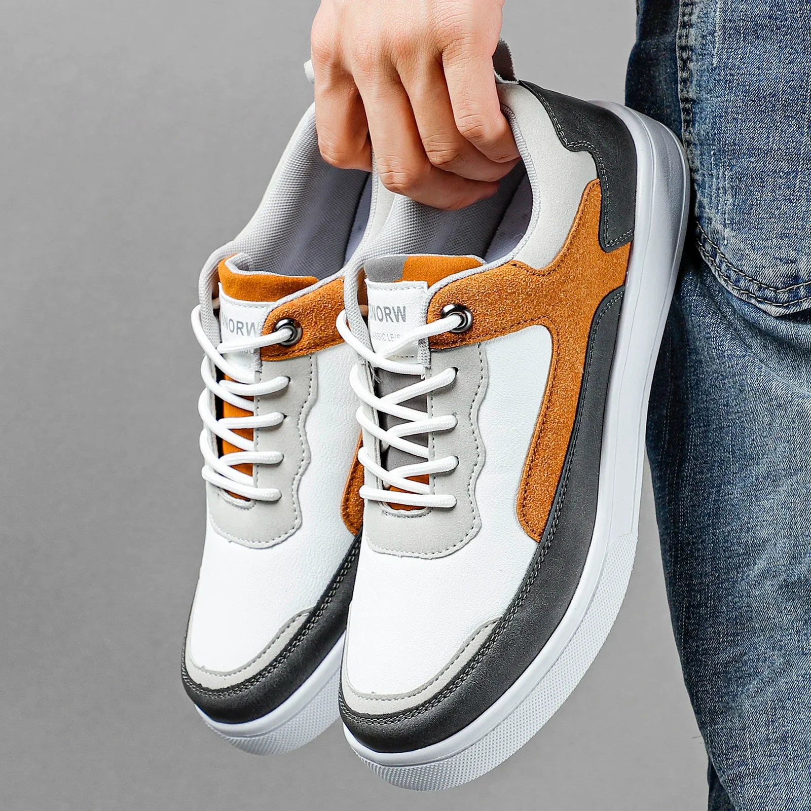 Silas | Men's Colourblock Low-Top Skate Shoes