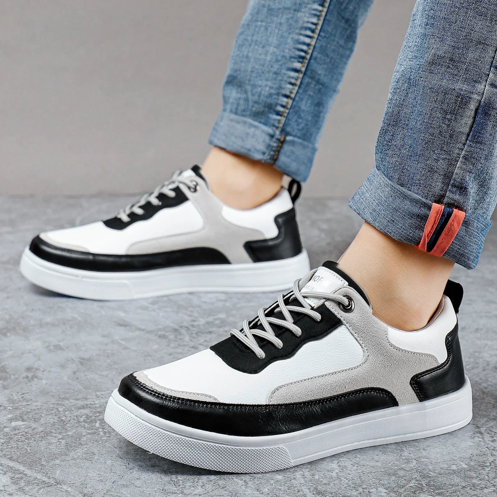 Silas | Men's Colourblock Low-Top Skate Shoes