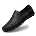Men's Slip-On Loafers | Perforated Upper & Moc Toe