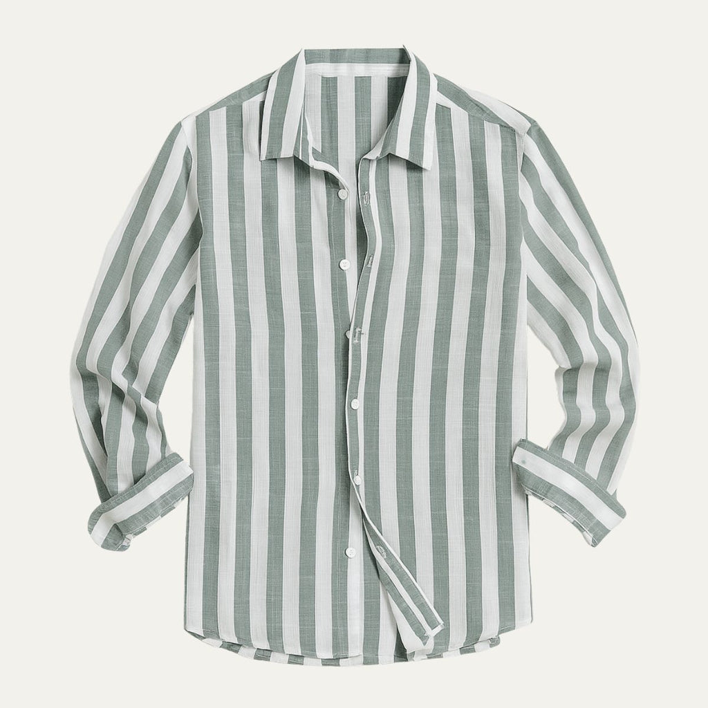 Men's Striped Linen Shirt | Coastal Summer Staple