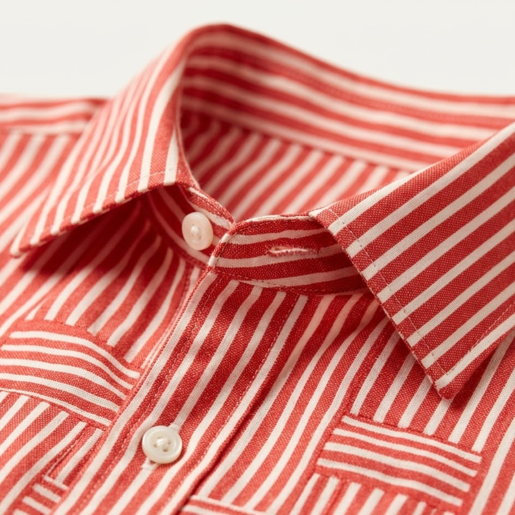 Men's Striped Long Sleeve Shirt | Smart Casual Staple