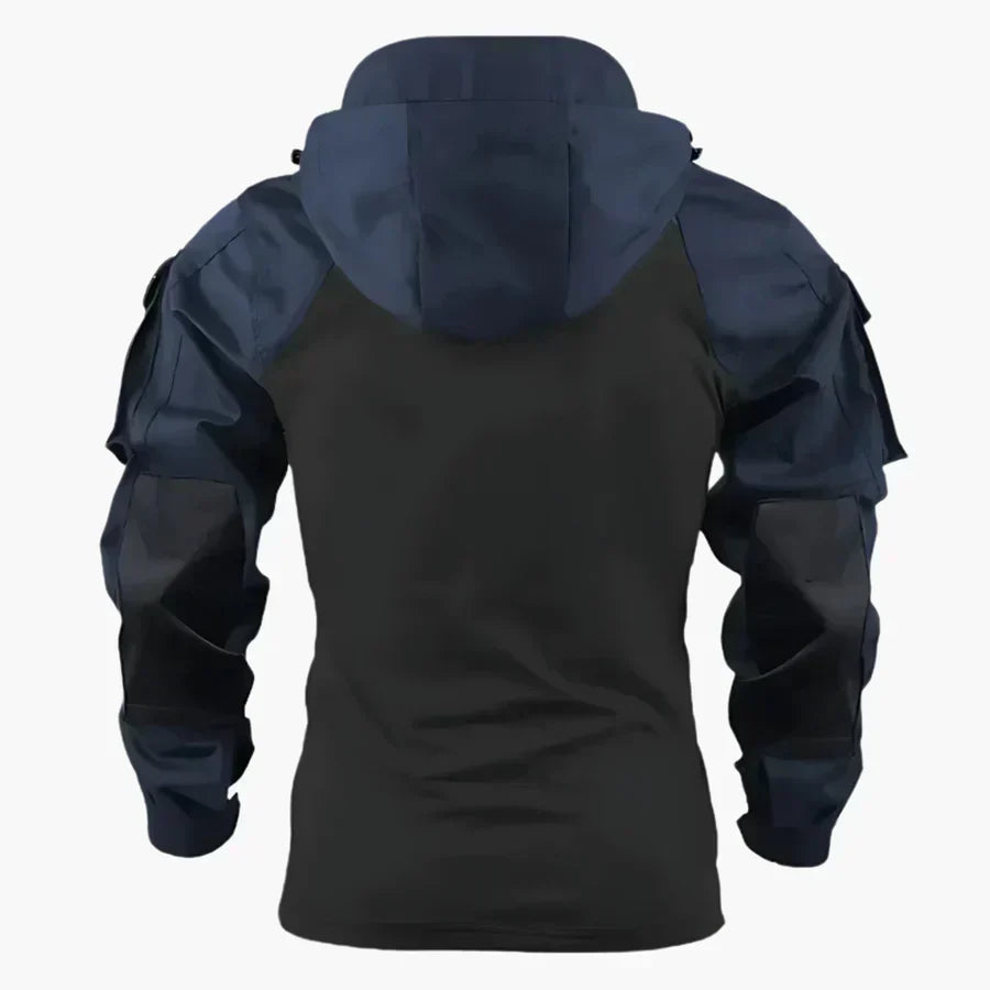 Men's Tactical Synthetic Pullover Jacket | Half Zip & Hood