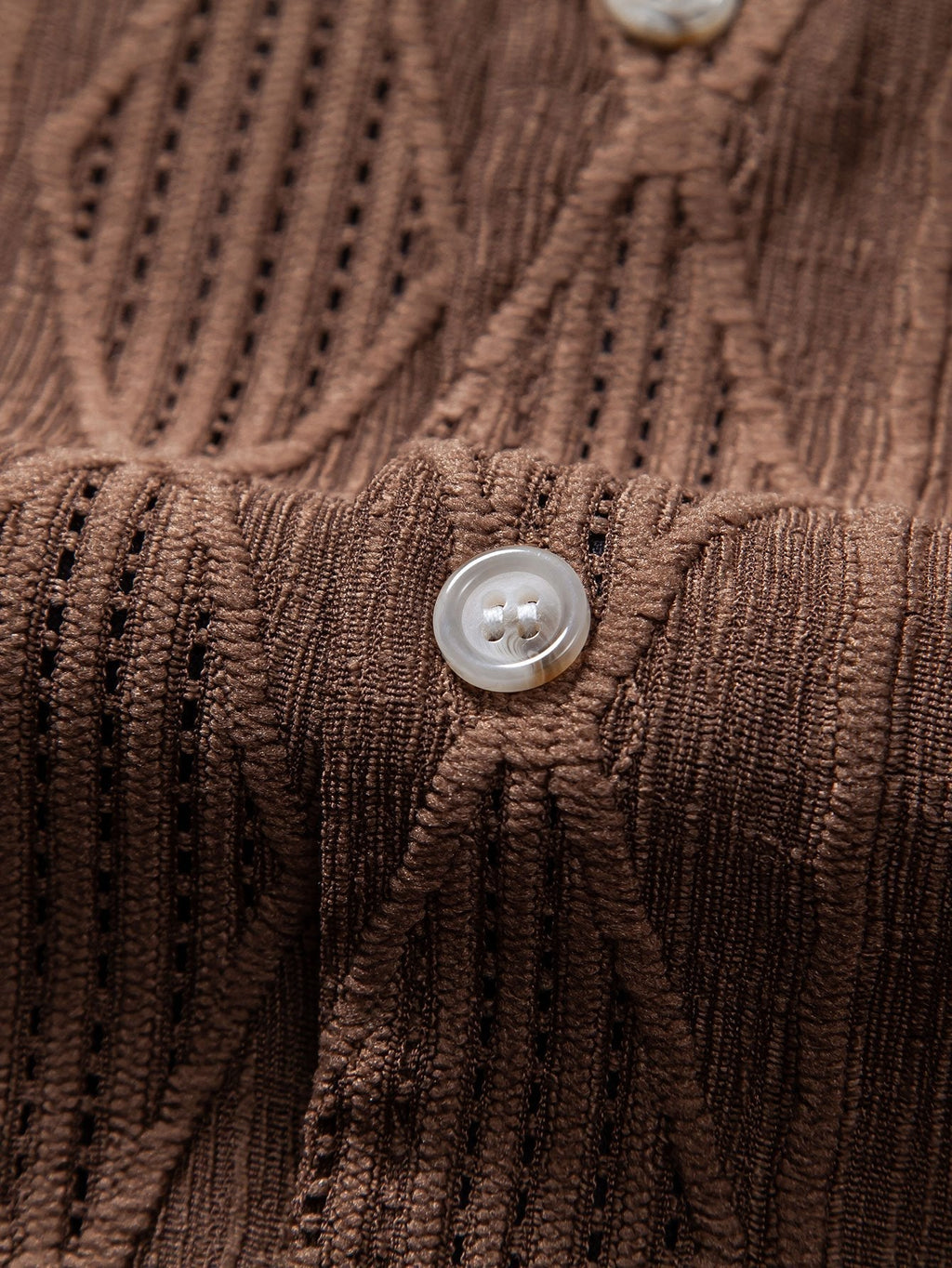 Men's Textured Camp Collar Shirt | Relaxed Summer Style