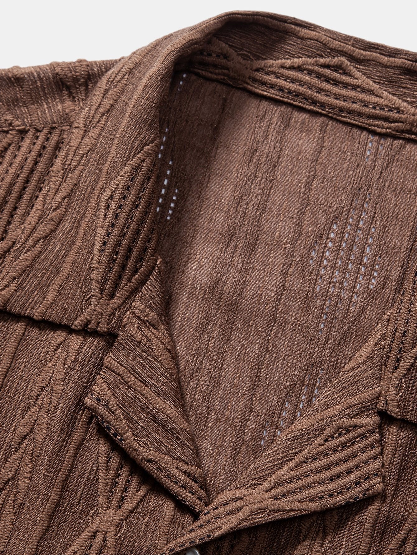 Men's Textured Camp Collar Shirt | Relaxed Summer Style