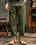 Men's Utility Cargo Pants | Flap Pockets & Pleated Waist