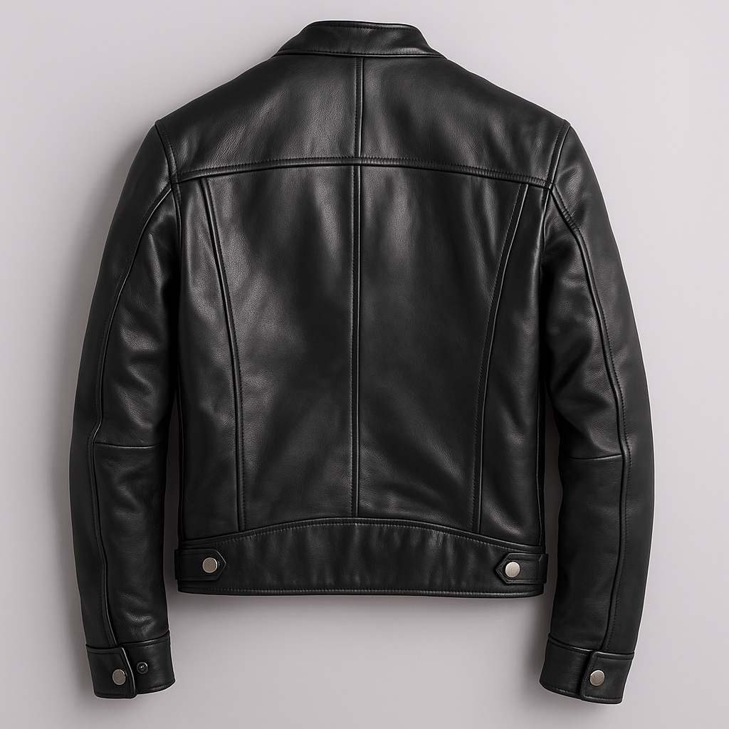 Men's Vintage Jacket | Stand Collar & Zip Pockets